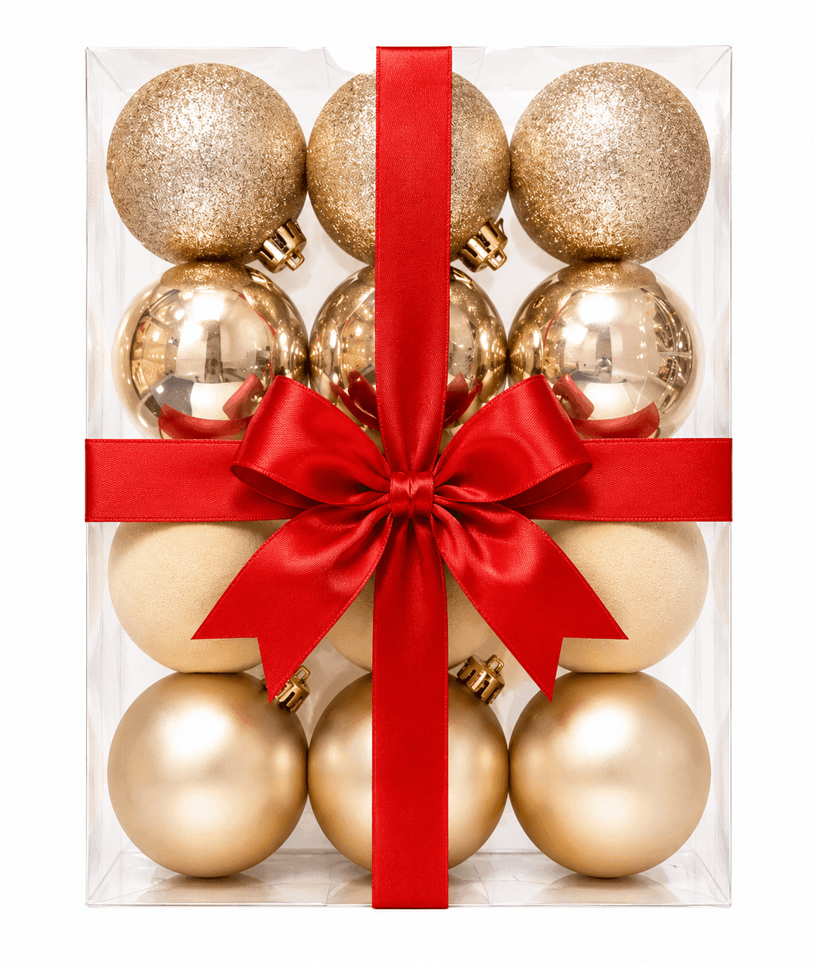 Luxury Christmas ornament pearl and metallic coating finishes
